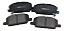 Pastilha de freio dianteira em ceramica  GM tracker 1.4 16v 2016-2019 - HQF2464AC - Imagem 2