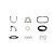 JOGO DE JUNTA INFERIOR DO MOTOR RETENTOR TRASEIRO DO VIRABREQUIM 85X131X15.7 - GOL PARATI FOX 16V 1998 EXCETO POWER CONTE 05159BRAGF RET EIXO COMANDO VALVULAS 05502GHSI TRAS VIRABREQUIM VOLKSWAGEN POLO EVIDENCE TURBO PLUS TOTAL FLEX ECOMOTION SPORT CITY R - Imagem 2