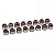 KIT 8 RETENTOR SELO HASTE DE VALVULA ADMISSAO E ESCAPE GOL FOX SAVEIRO SPACEFOX EA211 16V 2014 12V GOLF 2 - COR1036 - Imagem 3