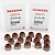 Kit 16 Retentores das válvulas Para Honda Civic 1990 A 2010  1.5, 1.6, 1.7, 1.8  CR-V 2002 - 2010 Fit 2004 A 2010 Accord 4 CIL. 1990 - 2010 - Imagem 1