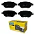 Pastilha de freio traseira  Volkswagen saveiro 1.6 16v/1.6 8v 2014-2025 golf 1.6 8v/2.0 16v/2.0 8v 2006-2019 tiguan 2.0 16v 2007-2016 audi q3 2.0 16v 2012-2019 a4 2.0 16v 2006-2015 - Imagem 5