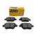 Pastilha de freio traseira  Volkswagen saveiro 1.6 16v/1.6 8v 2014-2025 golf 1.6 8v/2.0 16v/2.0 8v 2006-2019 tiguan 2.0 16v 2007-2016 audi q3 2.0 16v 2012-2019 a4 2.0 16v 2006-2015 - Imagem 8