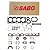 Jogo de Juntas do Motor com Retentores Hyundai Elantra 2.0 2000-2006, Elantra GLS 2.0 2000-2006, I30 CW 2.0 2010-2012, I30 CW CVVT 2.0 2010-2012, I30 GLS 2.0 2009-2012, I30 GLS CVVT 2.0 2009-2012, Tucson GL 2.0 2004-2010, Tucson GL 4WD Auto 2.0 2004-2010 - Imagem 1