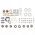 kit superior do CABEÇOTE com retentores Hilux Sw4 3.4 V6 gasolina 1995 a 2004 - 90311-30130_# - 1119 - 5VZFE - Imagem 5