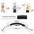 Conjunto Sensor e Interruptor de Pressão de filtro de Óleo BMW Série 3 320i 325i 328i 330i Série 5 525i 528i 530i X3 X5 Z3 Z - Imagem 3