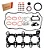 Kit de Juntas do Motor para Honda Accord, Civic, CR-V e HR-V 1.8 / 2.0 / 2.4 16V - Imagem 1