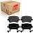 JOGO DE PASTILHAS DE FREIO TRASEIRAS – AUDI A3 8P / A4 B7 / A6 C6 / RS3 / TT 8J E VW GOLF 5/6 / EOS / JETTA 5 (DIVERSOS MOTORES 1.4 A 3.2 – 2002 A 2014) - Imagem 1