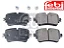 Pastilhas de Freio Traseiras — Audi A6 / A7 / A8 / Q7 / Q8 / S6 / S7 / S8 / e-tron / VW Touareg (Modelos 2017 a 2024, Motores TFSI, TDI, MHEV e PHEV) - Imagem 1
