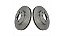 Par Disco Freio Dianteiro Civic Coupe Ex 1.6 16v 1991 - 2000 e 1.7 2001 a 2006 CITY E FIT ATÉ - Imagem 3