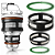 Kit reparo para Bico Injetor Monoponto Iwm50001 - 50100202 - Imagem 2