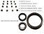 KIT DE RETENTORES Para o  Civic 1.5 1.6 91 a 97 D16Z6/7 - 12 RETENTORES 5,5X11X11, 01 DO COMANDO 29X45X08; 01 DIANTEIRO 31X46X07, 01 TRASEIRO 80X100X10 - Imagem 2