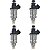 Kit 4 Bicos Injetores D16y8 Civic 1.6 1996-2000 Gasolina  1021KT - Imagem 3