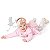 Body Saia Manga Longa Bebê Menina Princesinha Kiko Baby - Imagem 2