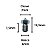 Bico Extrusora Hotend V5 / V6 1,75mm - Nozzle 0.8 mm - Inox - Imagem 2
