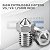 Bico Extrusora Hotend V5 / V6 1,75mm - Nozzle 0.6 mm - Inox - Imagem 1