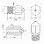 Bico Extrusora MK8 1,75mm - Nozzle 0.3 mm - Inox - Imagem 5
