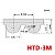 Correia HTD 3M 9mm com passo 3mm - Alma de Fibra - Imagem 3