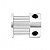 Polia HTD 3M 15 Dentes, Furo 5mm, P/ Correia 9mm - Imagem 4