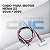 Cabo Flat 105G 300V para Motor Nema 23 - 50cm - Imagem 1