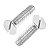 Parafuso Fenda Cabeça Chata - DIN 963 0,70 - M4 - Aço Inox - Imagem 7