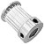 Polia HTD 3M 20 Dentes, Furo 8mm, P/ Correia 20mm - Imagem 2