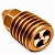Bico Nozzle 0,4mm M6 Alto fluxo CHT X1/P1P - Bronze - Imagem 2