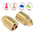 Bico Nozzle 0,4mm M6 Alto fluxo CHT X1/P1P - Bronze - Imagem 3