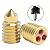 Bico Nozzle 0,2mm M6 Alto fluxo CHT X1/P1P - Bronze - Imagem 2