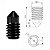 Bico Nozzle 0,2mm M6 Plano X1/P1P - Aço Endurecido - Imagem 5