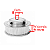Polia HTD 3M 60 Dentes, Furo 8mm, P/ Correia 9mm - Imagem 5