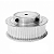 Polia HTD 3M 60 Dentes, Furo 8mm, P/ Correia 9mm - Imagem 2