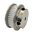 Polia HTD 3M 40 Dentes, Furo 8mm, P/ Correia 9mm - Imagem 3