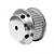 Polia HTD 3M 40 Dentes, Furo 6,35mm, P/ Correia 6mm - Imagem 4