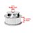 Polia HTD 3M 40 Dentes, Furo 6,35mm, P/ Correia 6mm - Imagem 5