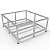 Perfil Estrutural de Aluminio Preto V-slot 2040 - 1000mm - Imagem 7