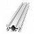 Perfil Estrutural de Aluminio Fosco V-slot 2040 - 300mm - Imagem 3
