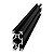 Perfil Estrutural de Aluminio Preto V-slot 2040 - 300mm - Imagem 2