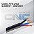 Cabo PP 105G 300/500V 4 Vias 0,30mm2 Preto (Veias Pr/Br/Vm/Am) - Imagem 1