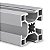 Perfil Estrutural de Aluminio Fosco T-Slot 3030 - (1 metro) - Imagem 3