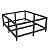 Perfil Estrutural de Aluminio Preto T-Slot 3030 - 700mm - Imagem 5