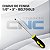 Chave Fenda Ponta Preta 1/8" x 3 CRV Beltools - Imagem 1