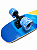 Surfskate Landyachtz Pocket Knife Watercolor 29,6" - Imagem 6