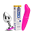 Kit - Plug Anal em Aço com Jóia tamanho P + Vibrador Ponto G + Lubrificante K-Med gel 25g - Imagem 1