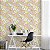 PAPEL DE PAREDE ADESIVO - GEOMÉTRICO- DOURADO/ ROSA  - 0,48X3,00 - Imagem 2
