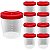 Frasco Coletor Universal Urina 80 Ml Estéril Pacote Com 100 unds - Imagem 1