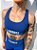 Top Nadador Seamless Azul Kein - Imagem 1