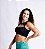 Top Diane Preto Lacross Verde - sem troca - Imagem 1