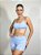 Shorts Jacquard Wave Baby Blue - Imagem 3