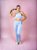 Legging Cintura Alta Wave Baby Blue - Imagem 5