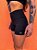 Shorts Jacquard Leopard Preto - Imagem 1